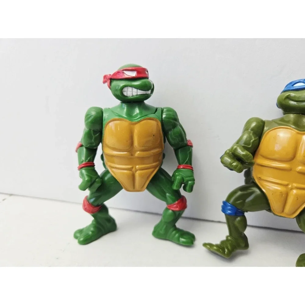 Vintage TMNT Teenage Mutant Nina Turtle action figure lot Raphael‎ Leonardo